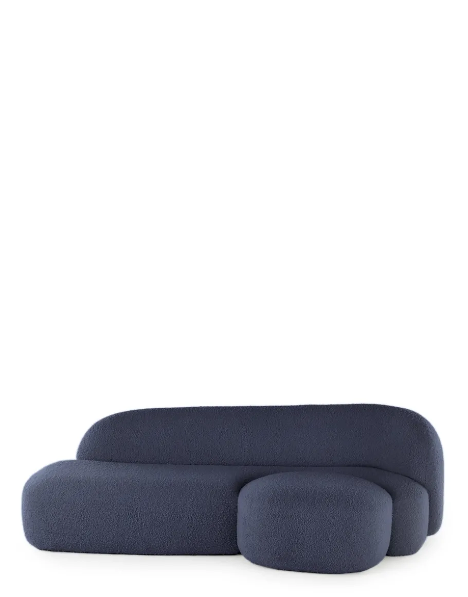 Aaland divano tessuto bouclé new stretch