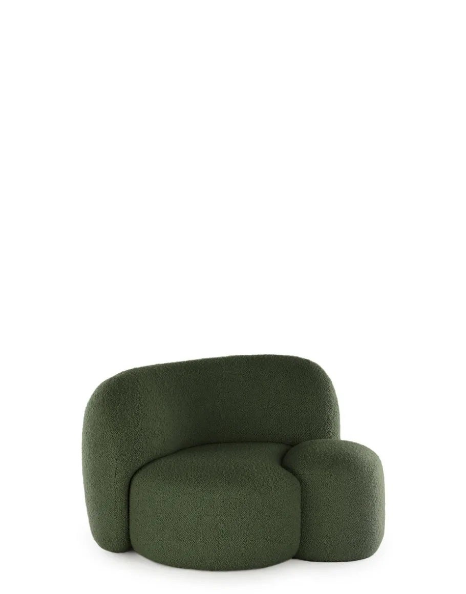 Aaland poltrona tessuto bouclé new stretch