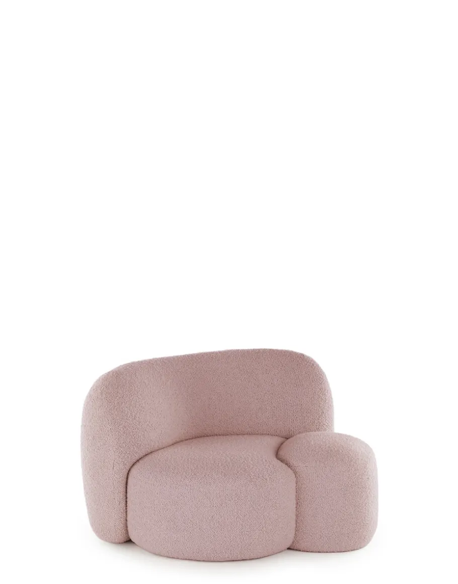 Aaland poltrona tessuto bouclé new stretch