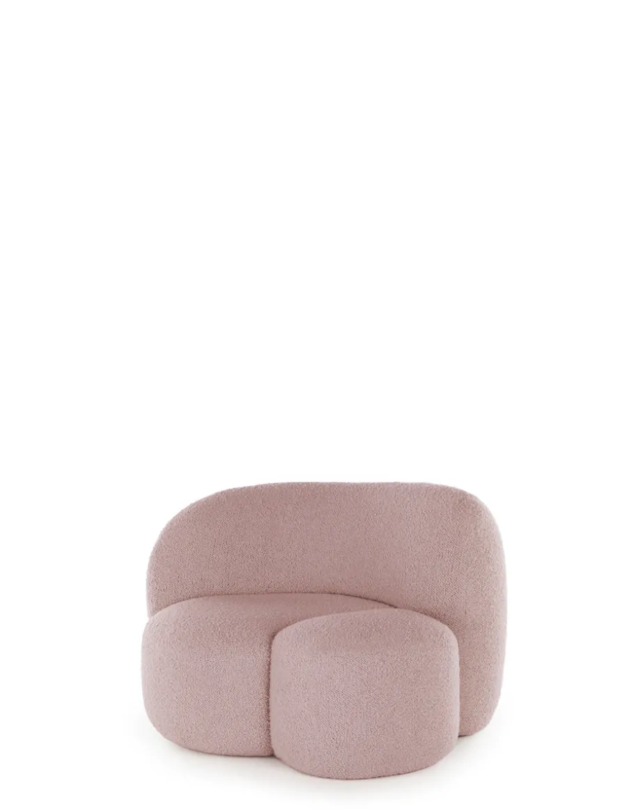 Aaland poltrona tessuto bouclé new stretch