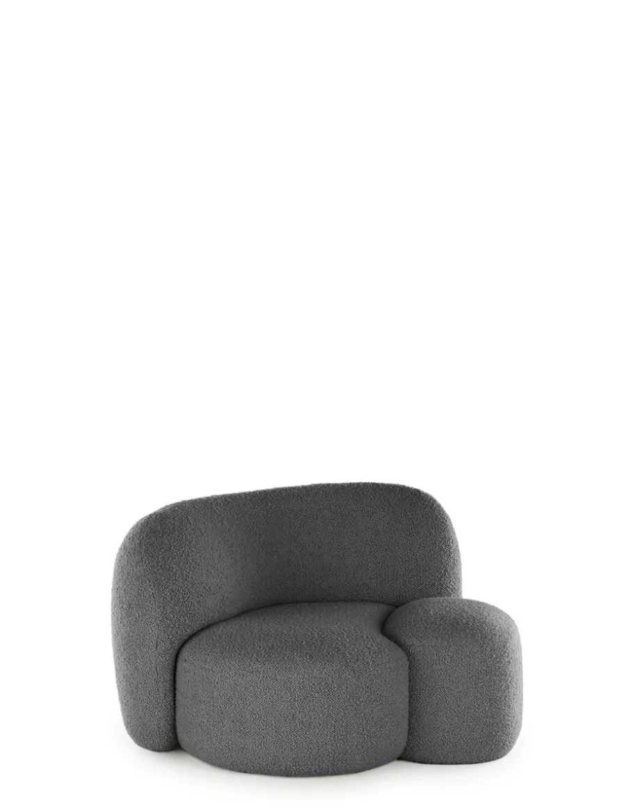 Aaland poltrona tessuto bouclé new stretch