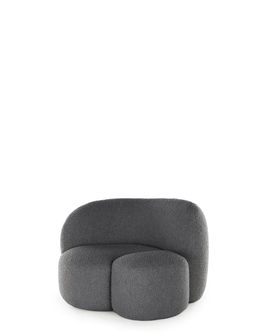 Aaland poltrona tessuto bouclé new stretch