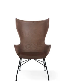 K/wood legno slatted ash e pelle