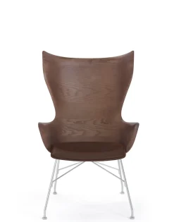 K/wood legno slatted ash e pelle