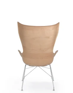 K/wood legno slatted ash e pelle