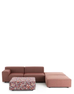 Plastics outdoor liberty 2 posti + 3 pouf