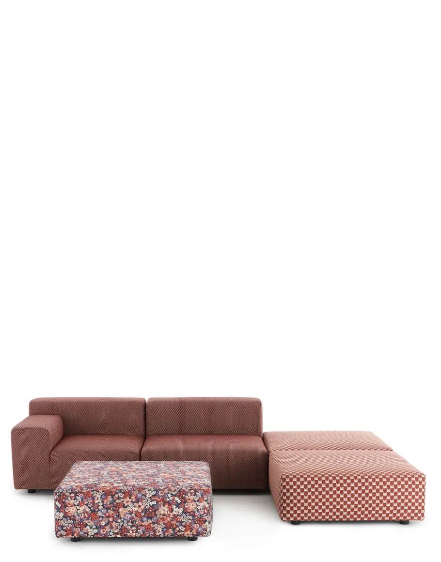 Plastics outdoor liberty 2 posti + 3 pouf