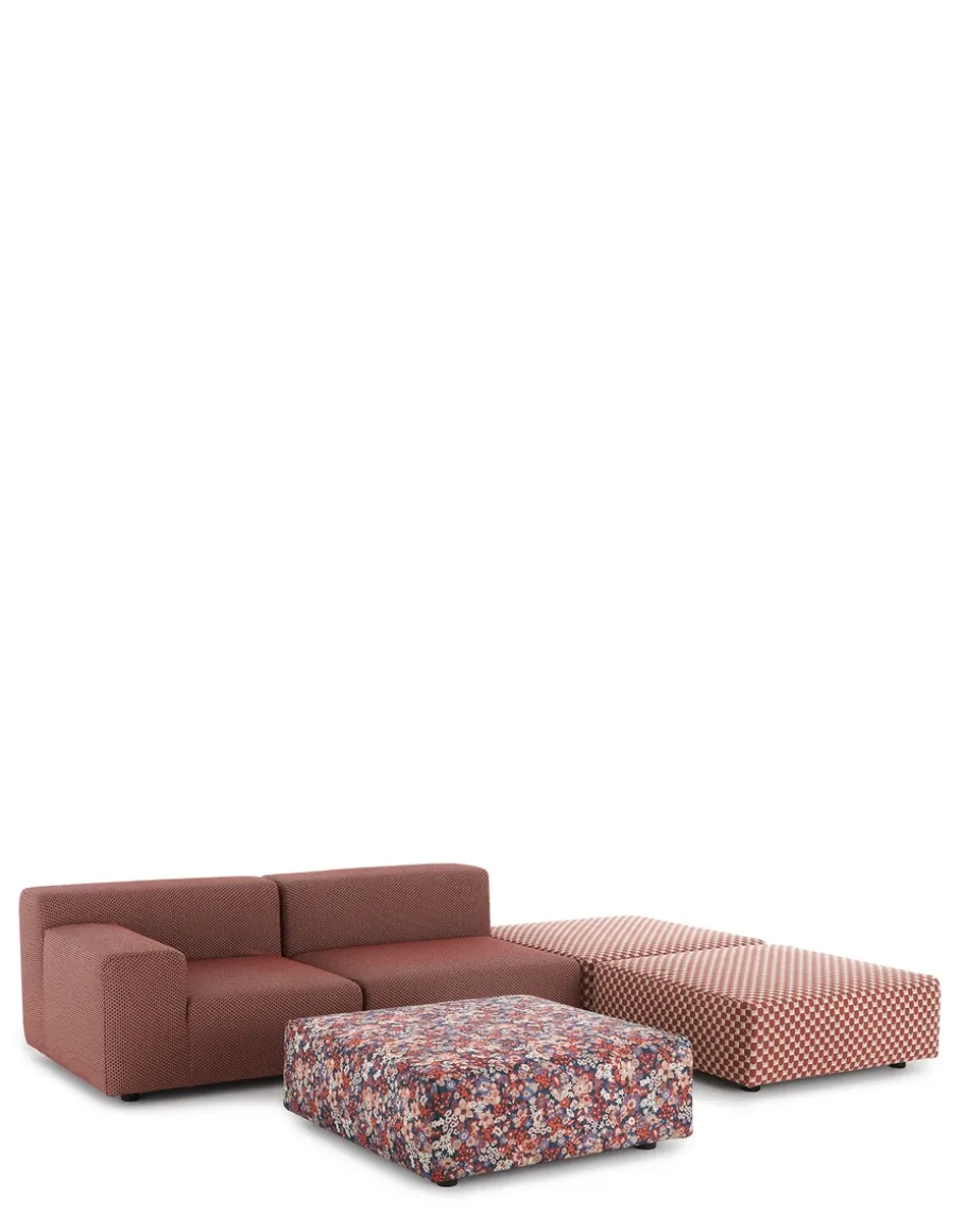 Plastics outdoor liberty 2 posti + 3 pouf