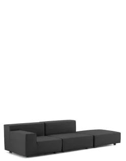 Plastics tech fabric due posti + pouf